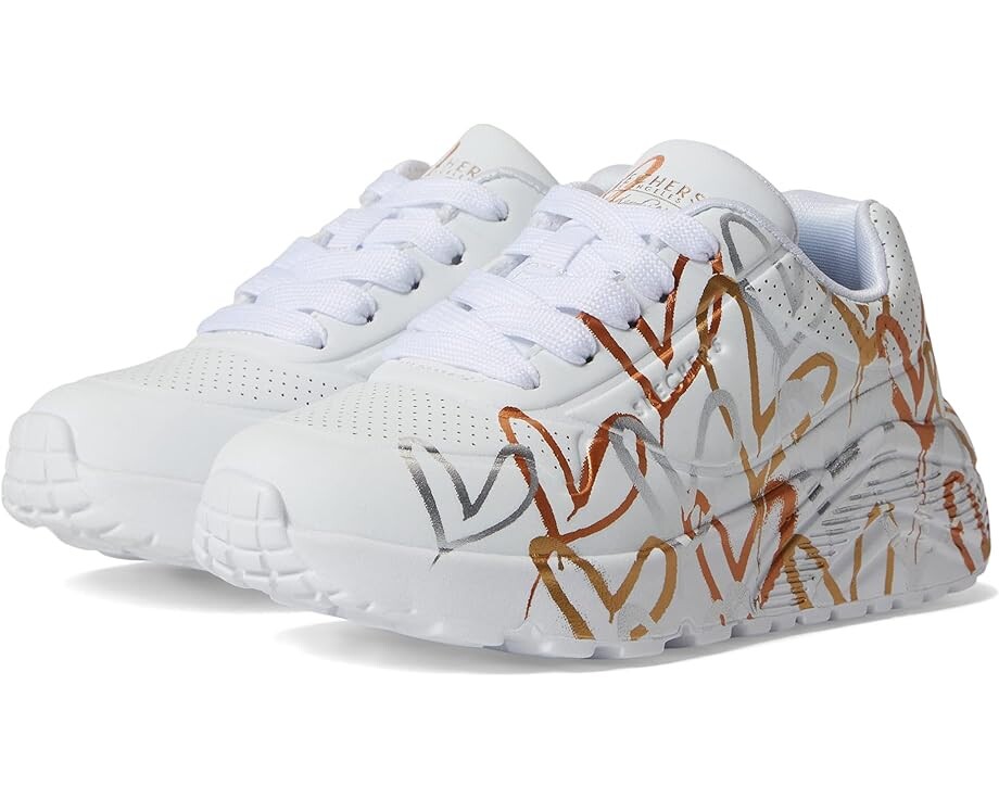 

Кроссовки Skechers Street - Uno Lite - Metallic Love 314067L, цвет White/Gold