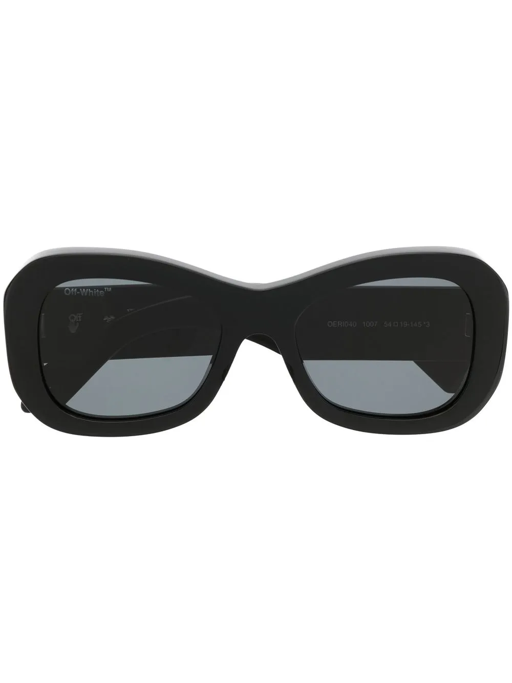 

Солнцезащитные очки в овальной оправе Off-White Eyewear, черный