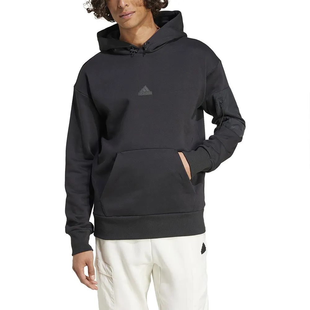 

Худи adidas City Escape Fleece, серый