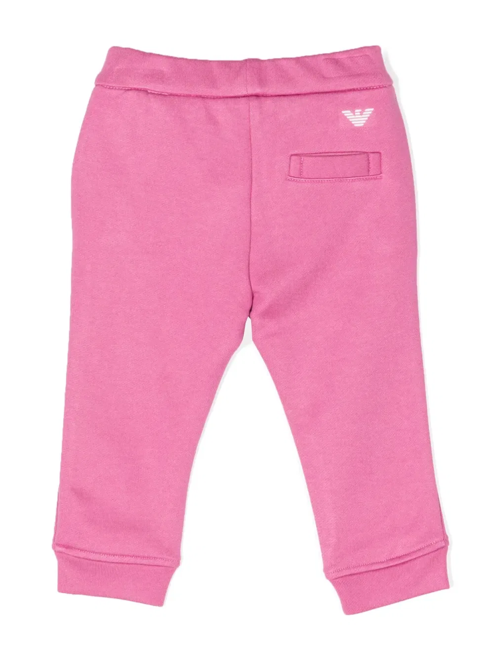 Спортивные брюки зауженного кроя с логотипом Emporio Armani Kids, фиолетовый — фото 2