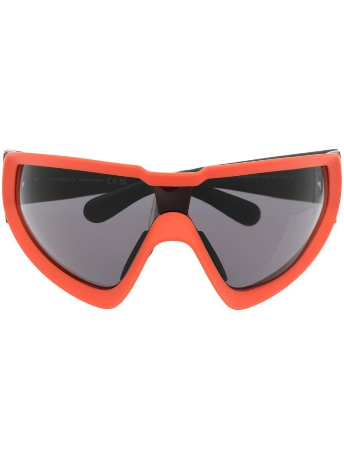 

Moncler Eyewear солнцезащитные очки Wrapid Shield, оранжевый