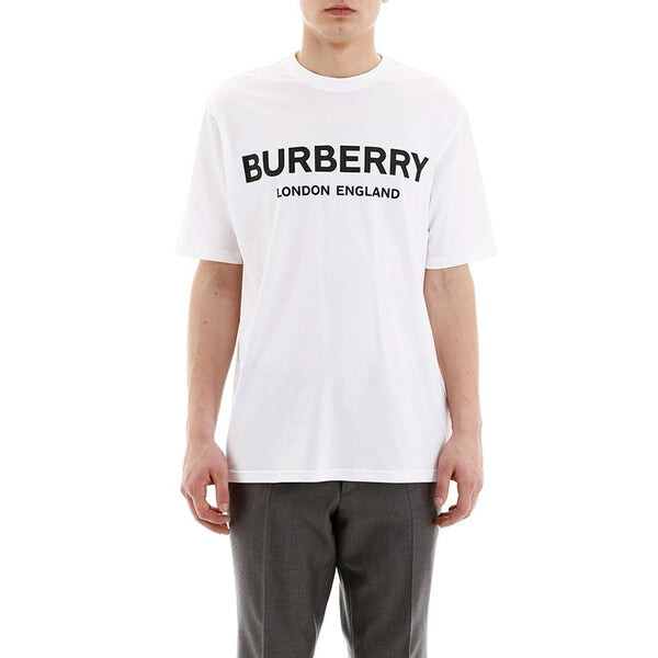 Футболка Burberry Cotton Logo Printing Classic Short Sleeve Unisex, белый — фото 4