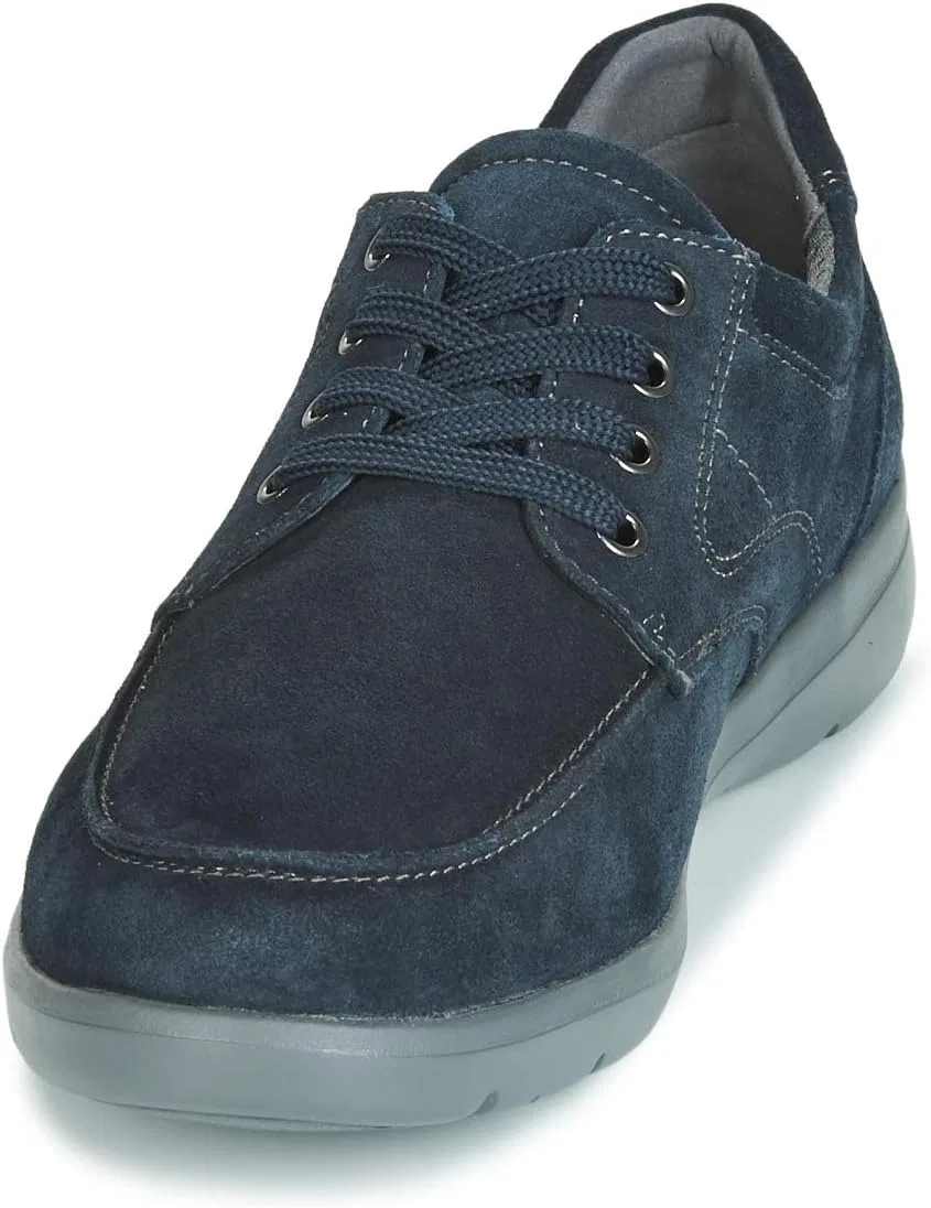 Мужские мокасины Geox U Leitan B, Navy Blue — фото 4
