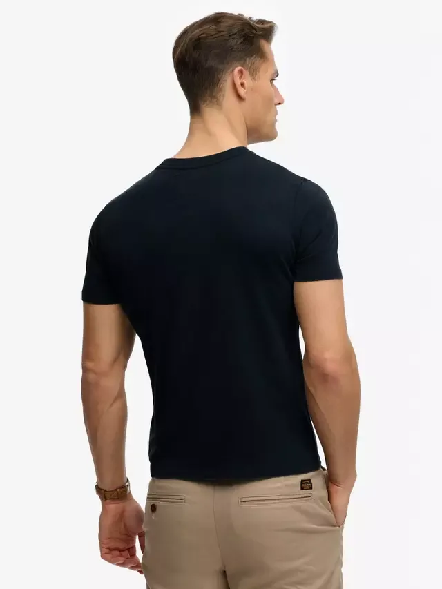 Промышленная рабочая футболка свободного кроя, темно-синяя (Eclipse Navy) Superdry, Eclipse Navy — фото 2