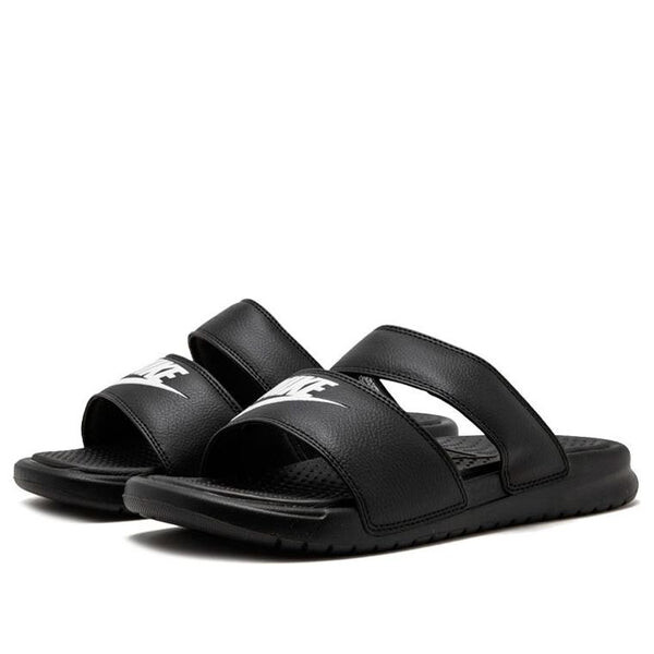 Тапочки benassi duo ultra slide 'black' Nike, черный — фото 4