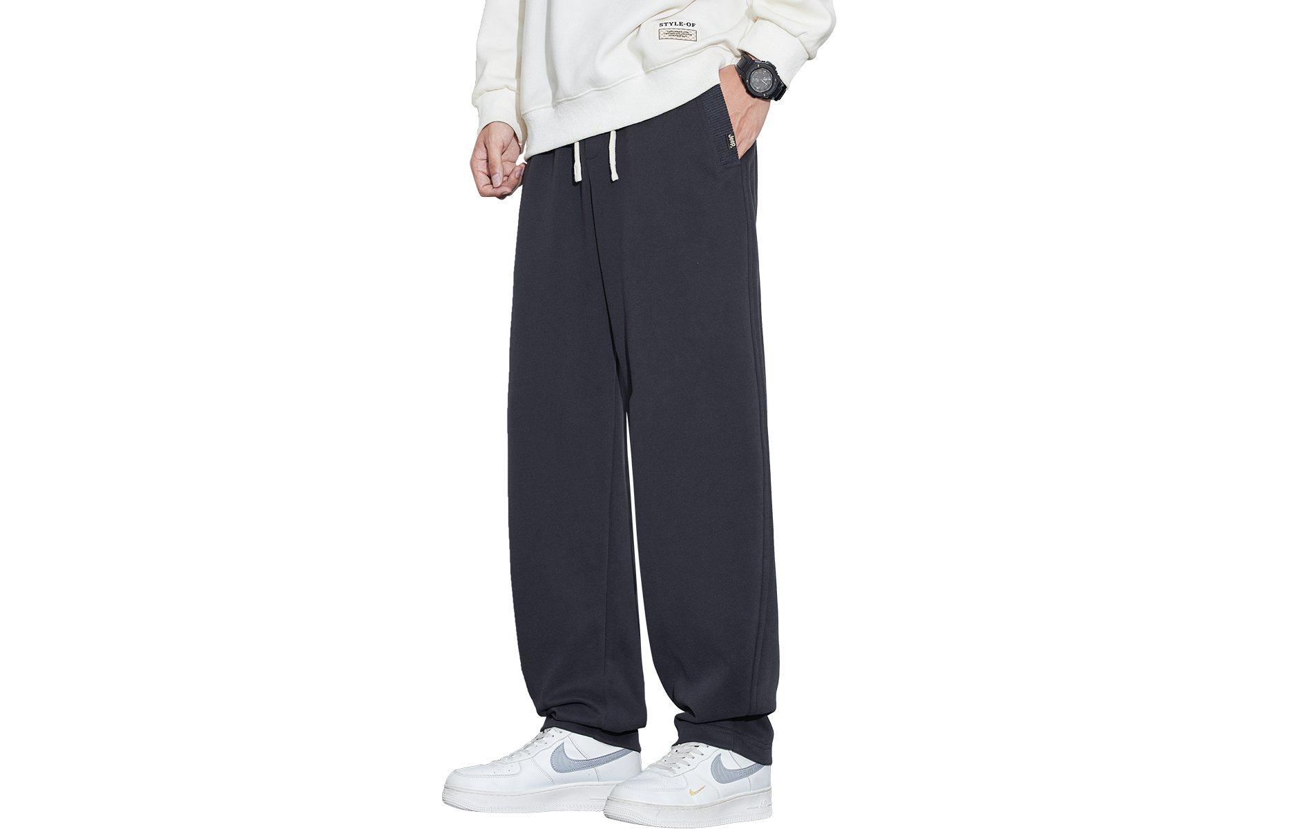 

Повседневные брюки Unisex Moderate Straight Fit Jeep, темно-серый (fleece-lined pants)