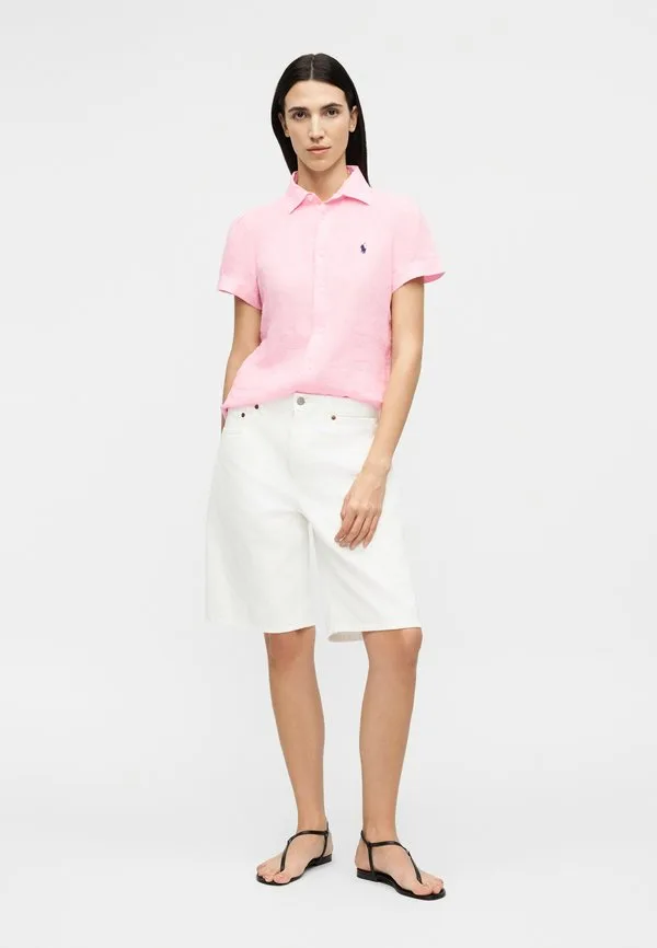 Спортивная рубашка, блузка на пуговицах Polo Ralph Lauren, Carmel Pink — фото 2