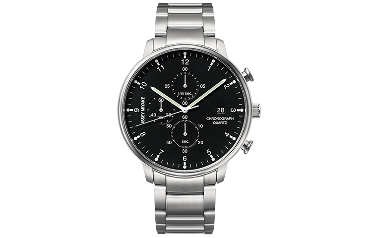 

ISSEY MIYAKE Часы Quartz Movement Stainless Steel Strap Watch Men's Watch Black Dial, Black Dial