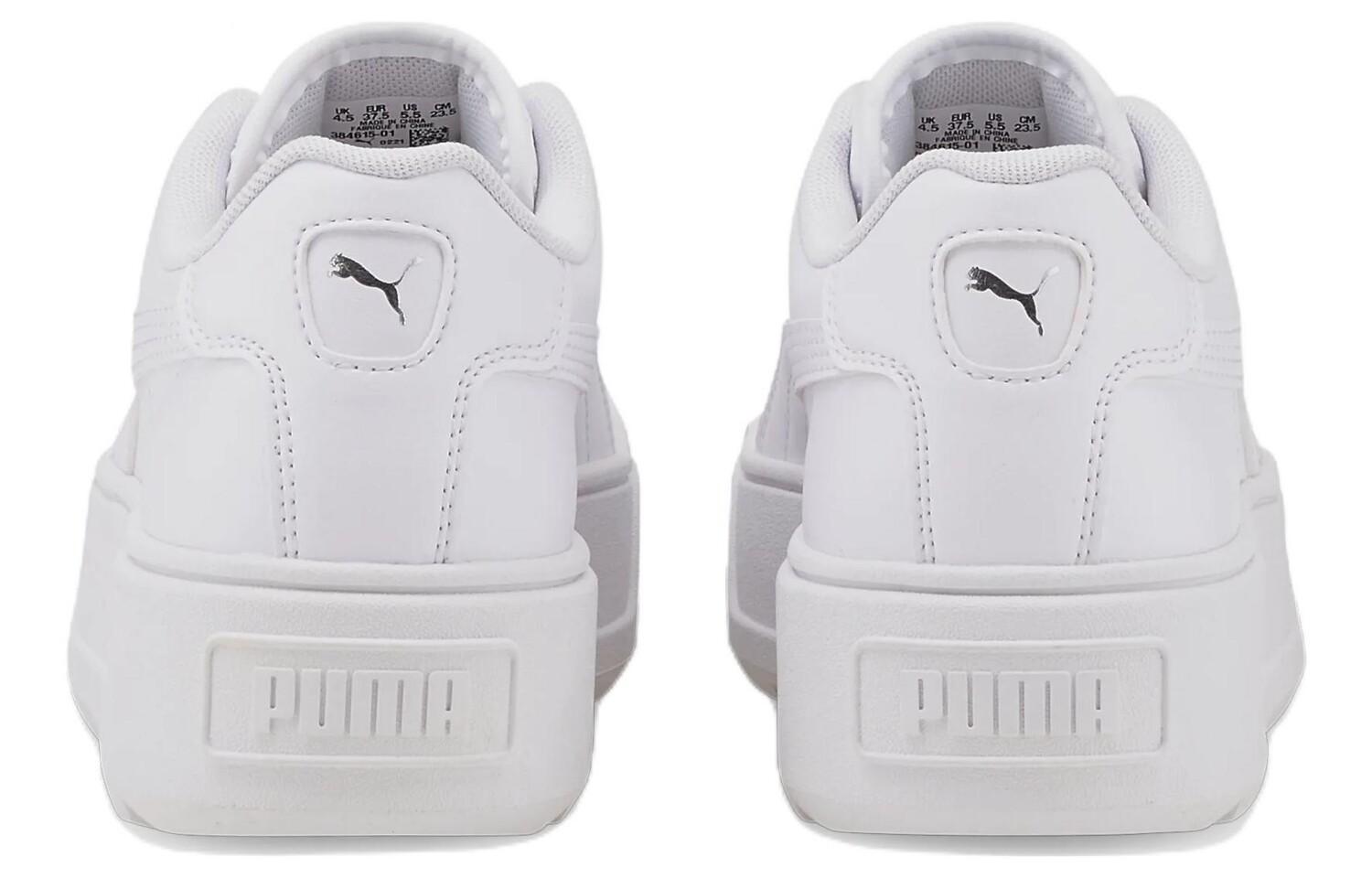 Кроссовки PUMA Karmen Leather 'White' Women's — фото 3