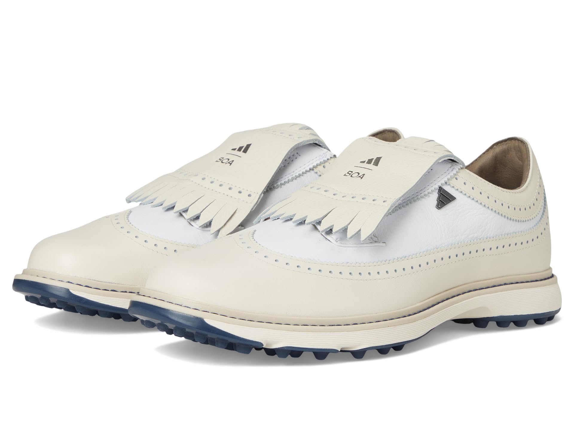 Туфли adidas Golf MC87 BOA Spikeless Golf Shoes, цвет Off White/Footwear White/Collegiate Navy
