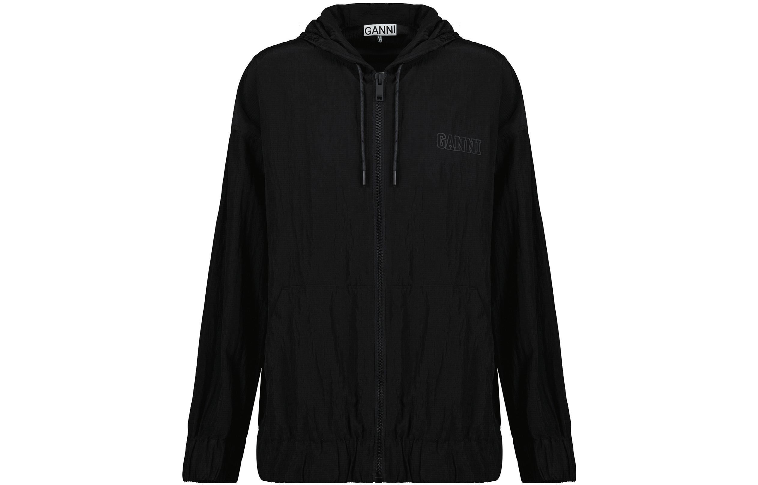 

GANNI Куртка женская черная, Black