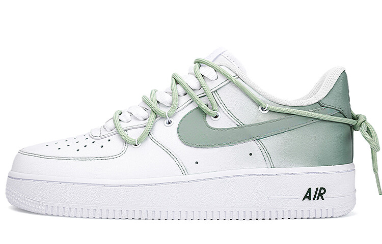 

Кроссовки Nike Air Force 1 Skateboard Shoes Men Low-Top White/Green, Зеленый, Кроссовки Nike Air Force 1 Skateboard Shoes Men Low-Top White/Green