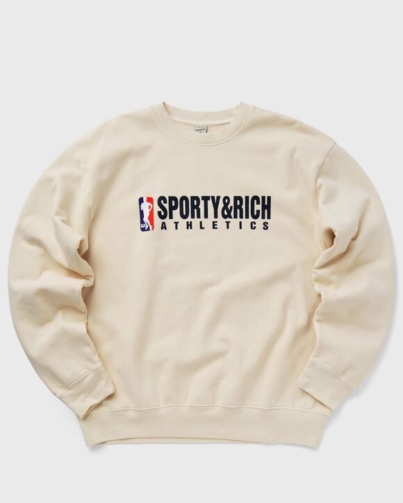 

Толстовка Sporty & Rich Team Logo Crewneck, кремовый