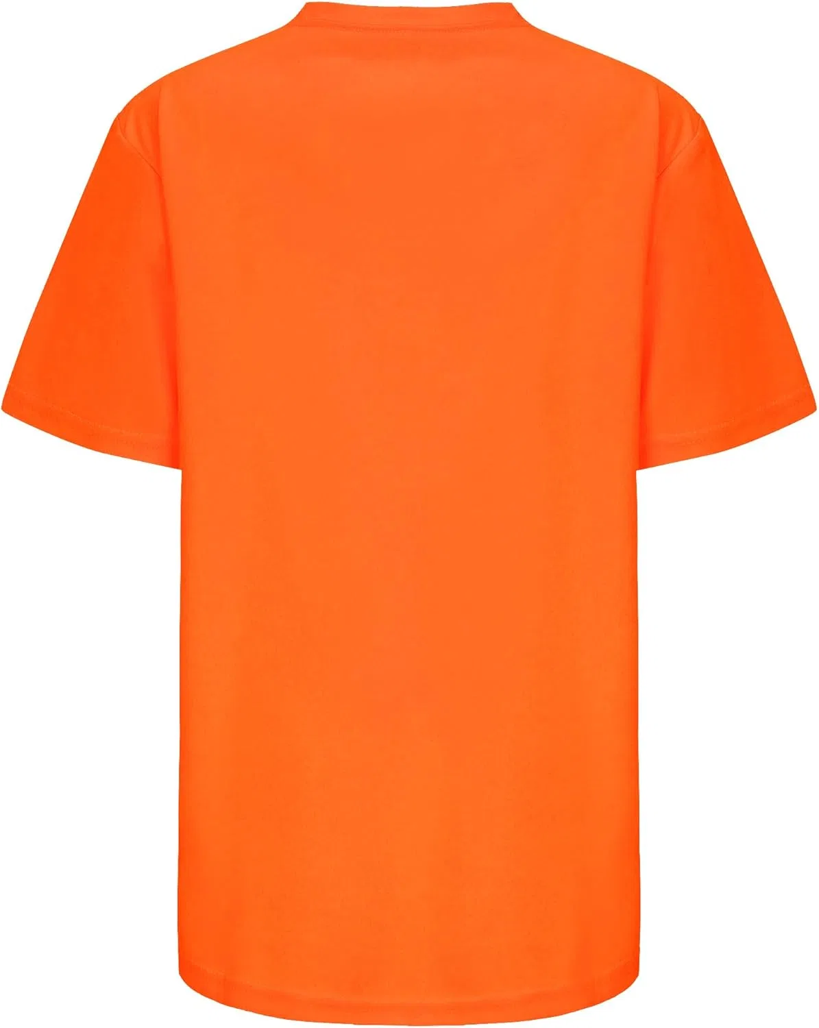 Спортивные футболки Opna Youth Boys Dri Fit для мальчиков и девочек - детские и подростковые размеры, неоново-оранжевый — фото 4