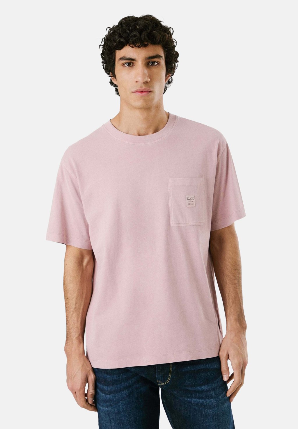 

Базовая футболка TYLER Pepe Jeans, розовый