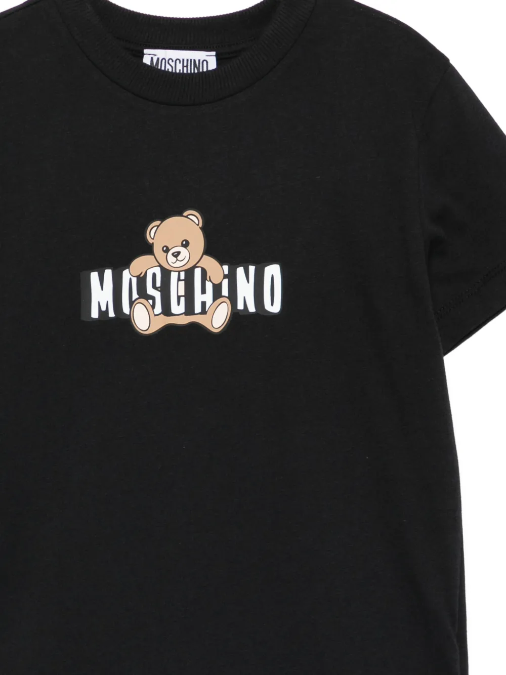 Футболка "Тедди Бер" Moschino Kids, черный — фото 3