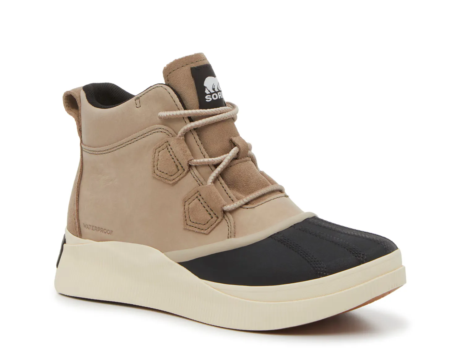 

Сапоги Out N About IV Classic Waterproof Duck Boot Sorel, серо-коричневый/черный