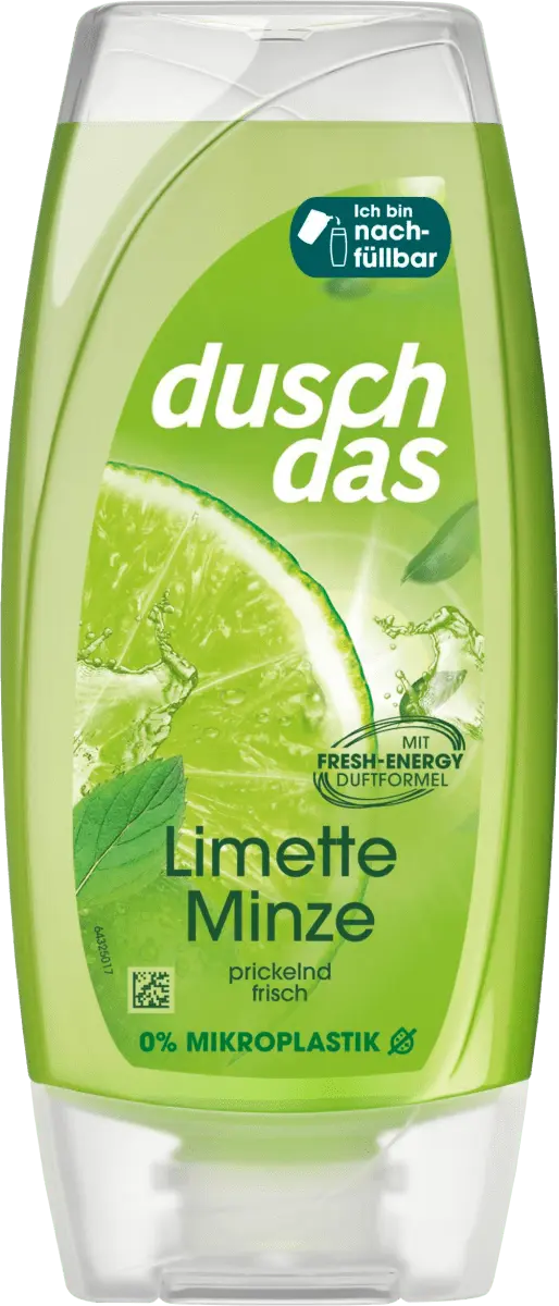 

Гель для душа лайм Мята 225мл duschdas