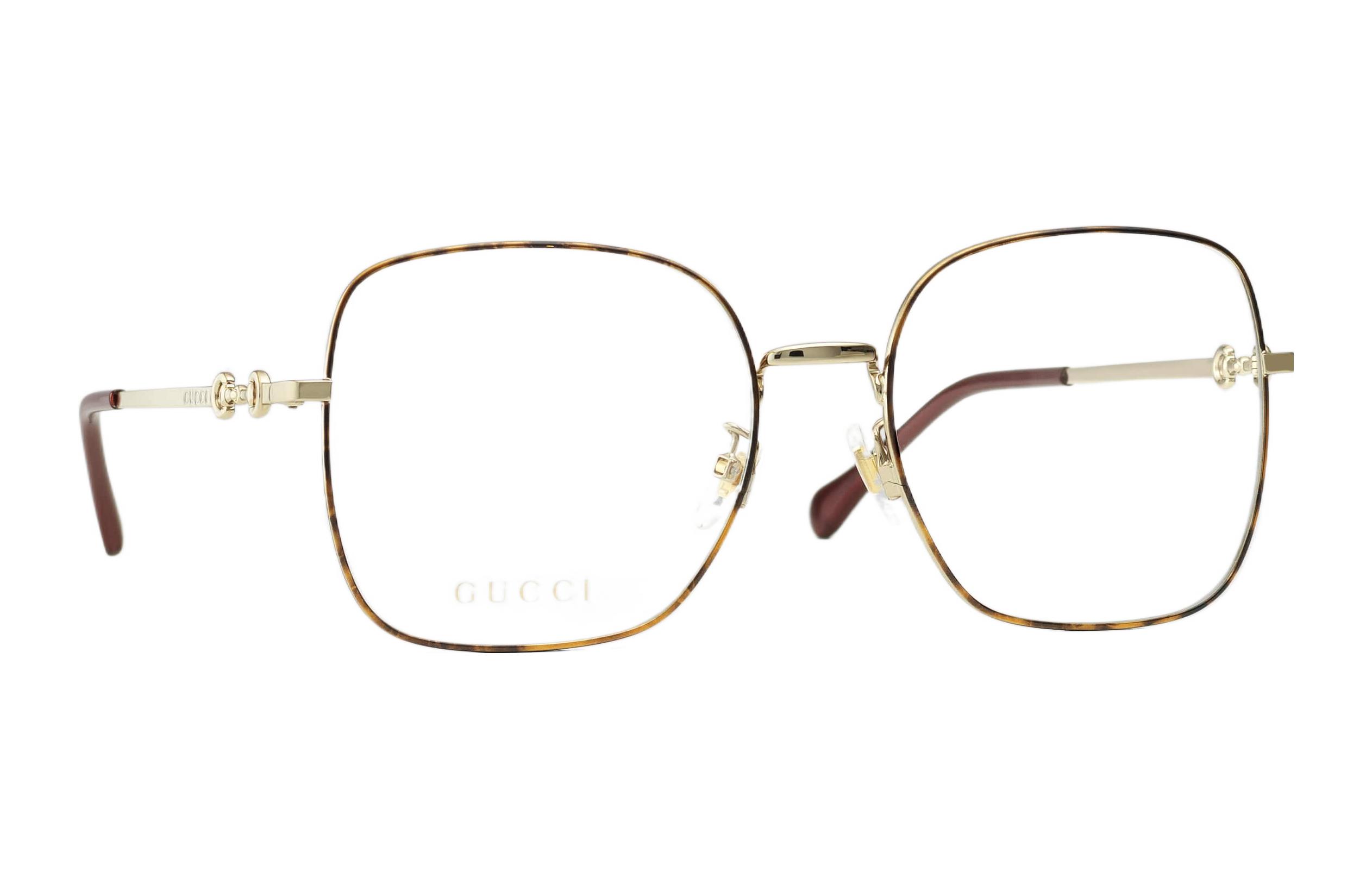 

GUCCI Оправы для очков женские коричневые