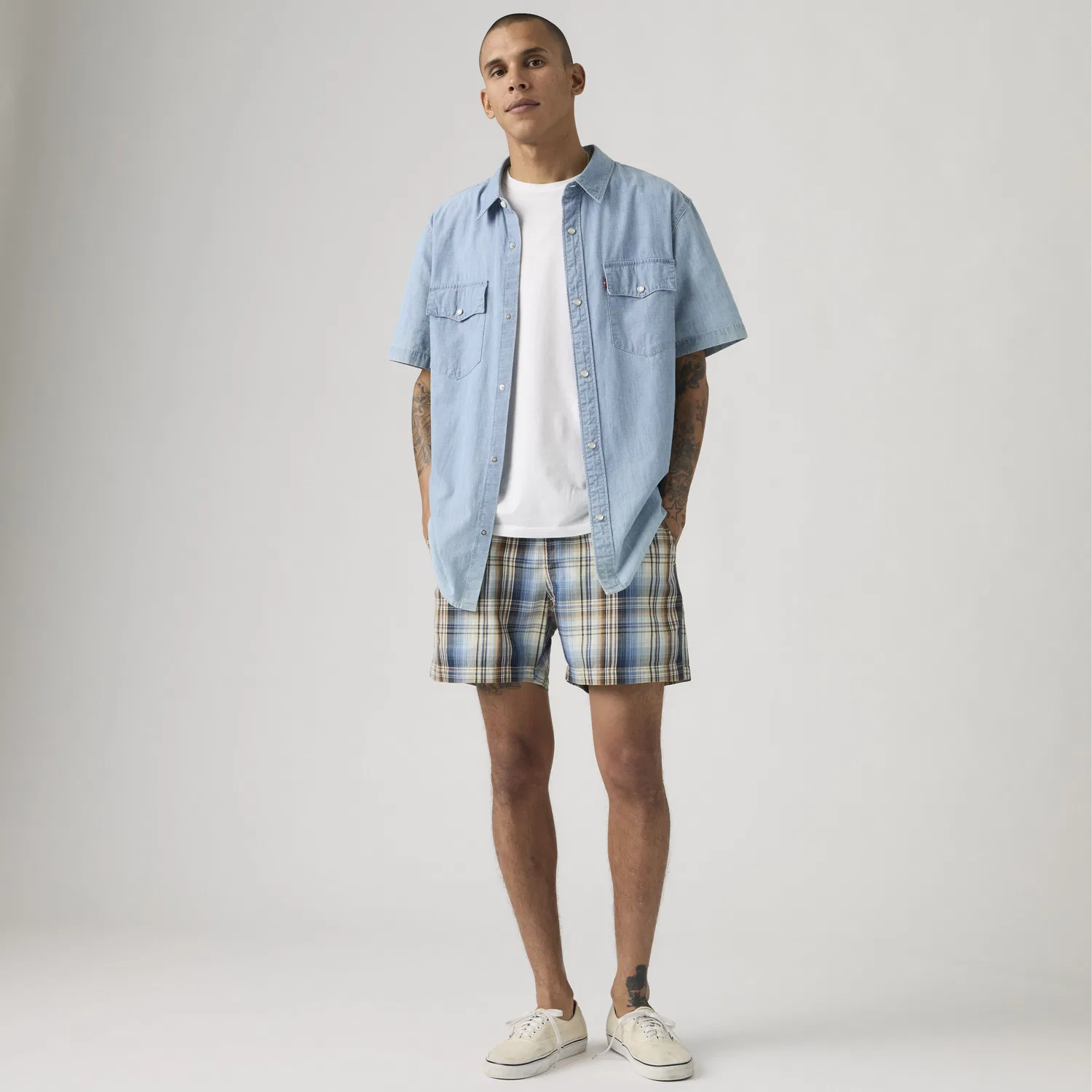 Удобные мужские шорты длиной 6 дюймов Levi's, Multi-Color