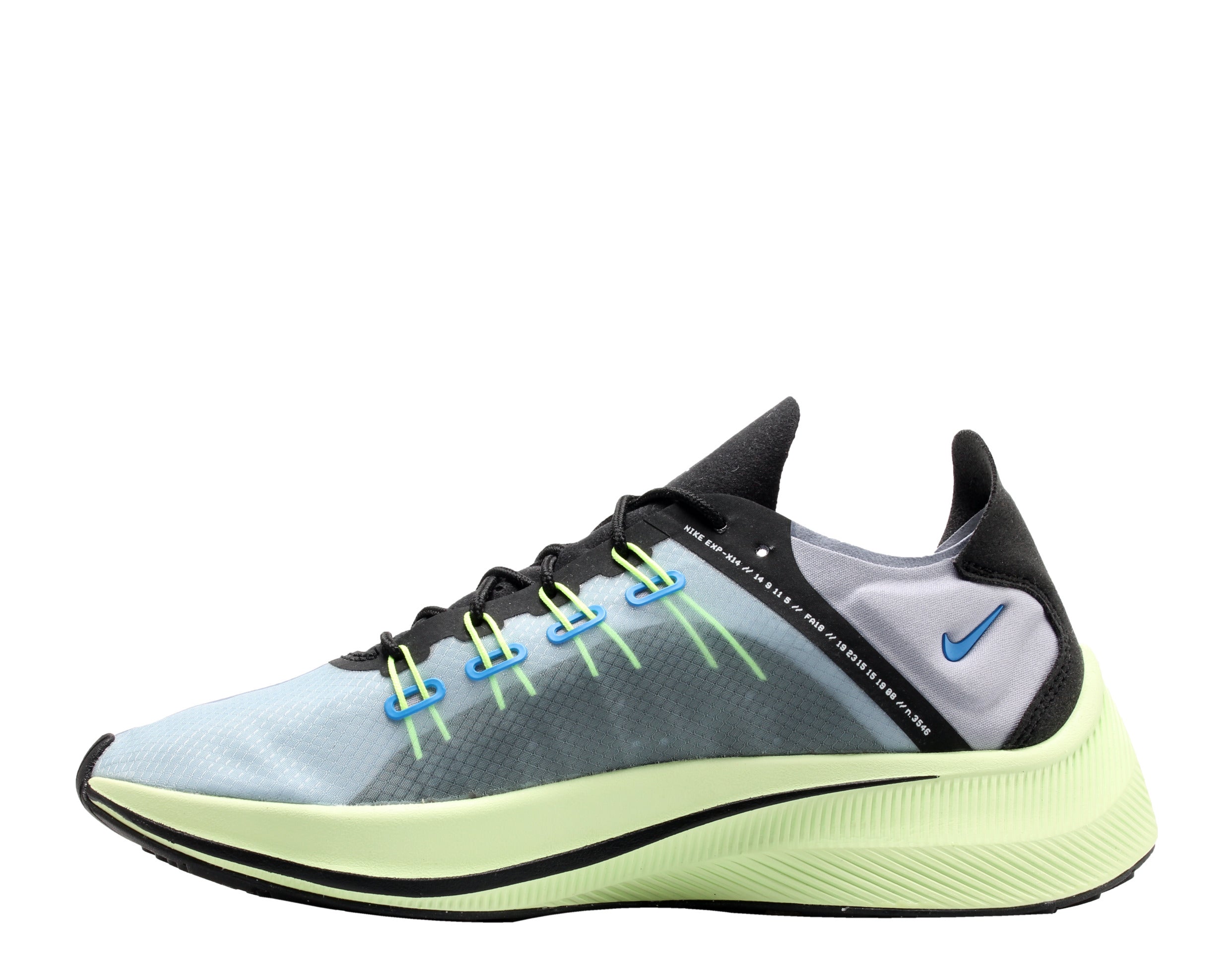 Nike EXP-X14 Фото синий/Ледниково-серый-черный Мужские беговые кроссовки AO1554-400 — фото 3