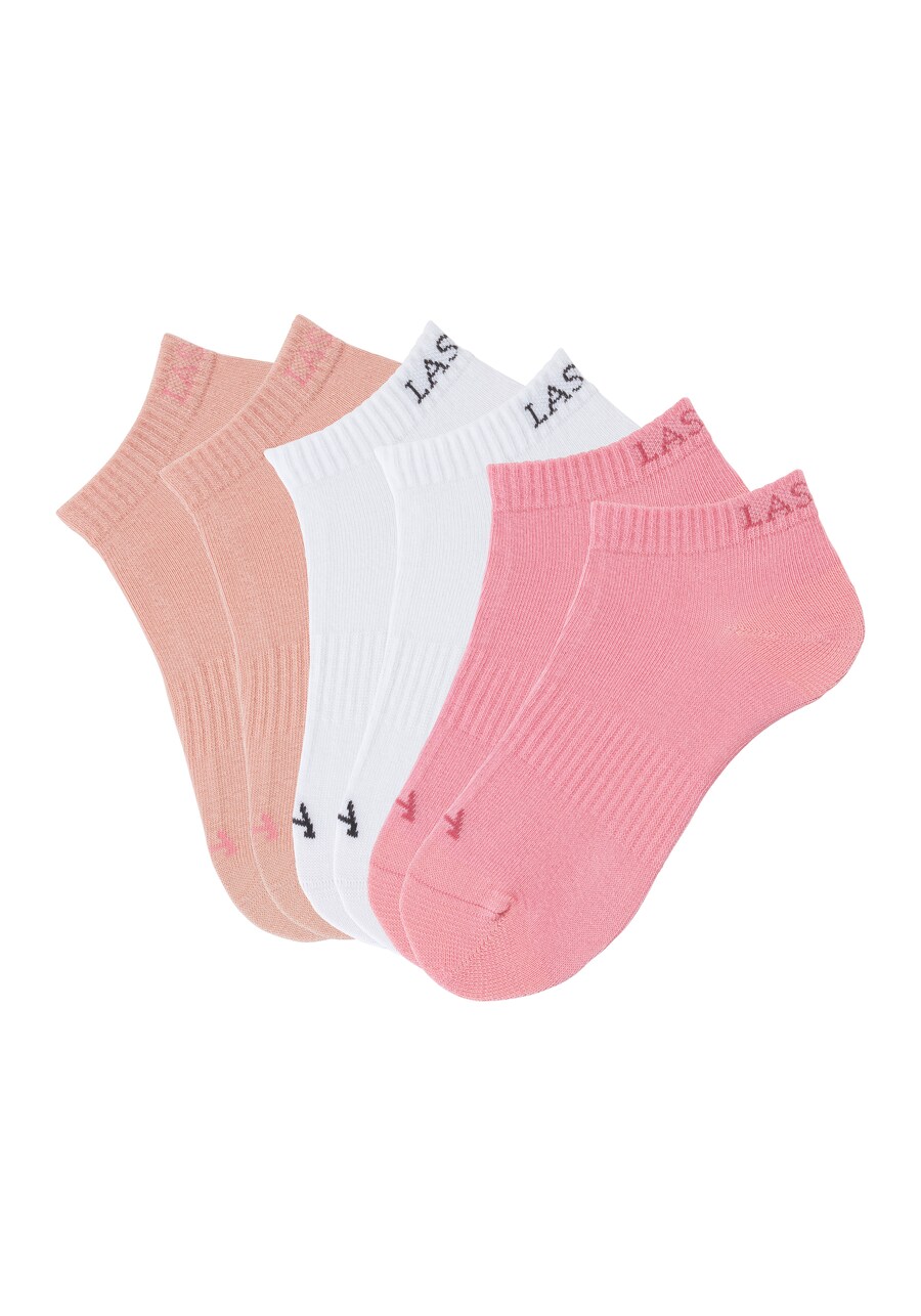 

Носки LASCANA ACTIVE, цвет Coral/Rose/White
