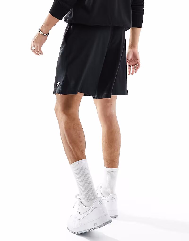 Трикотажные шорты Club черного цвета Nike — фото 2