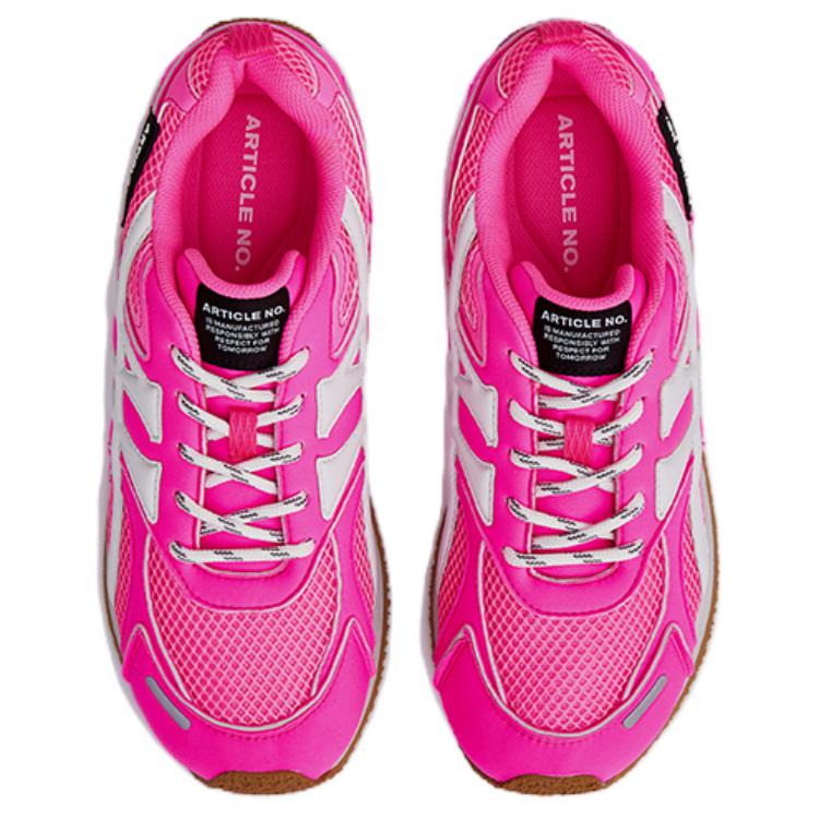 ARTICLE NO. Низкие повседневные кеды унисекс неоново-розовые, цвет Neon Pink — фото 3
