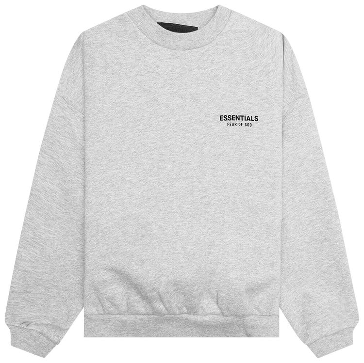 

Детская флисовая толстовка с круглым вырезом Fear of God Essentials, серый