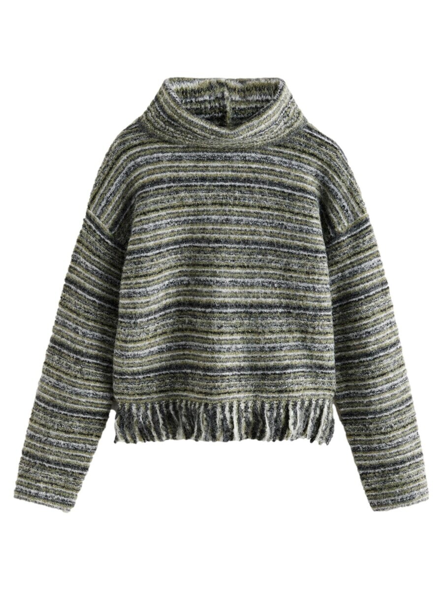 

Толстовка с капюшоном Next Sweatshirt Fringe Spacedye, зеленый