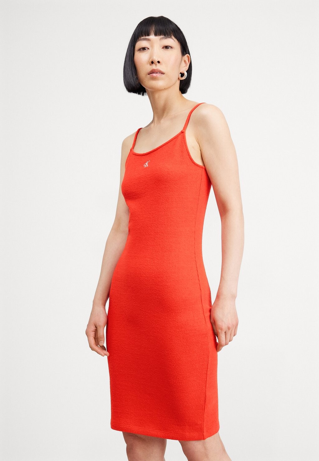 

Легкое платье SLUB DRESS Calvin Klein Jeans, красный