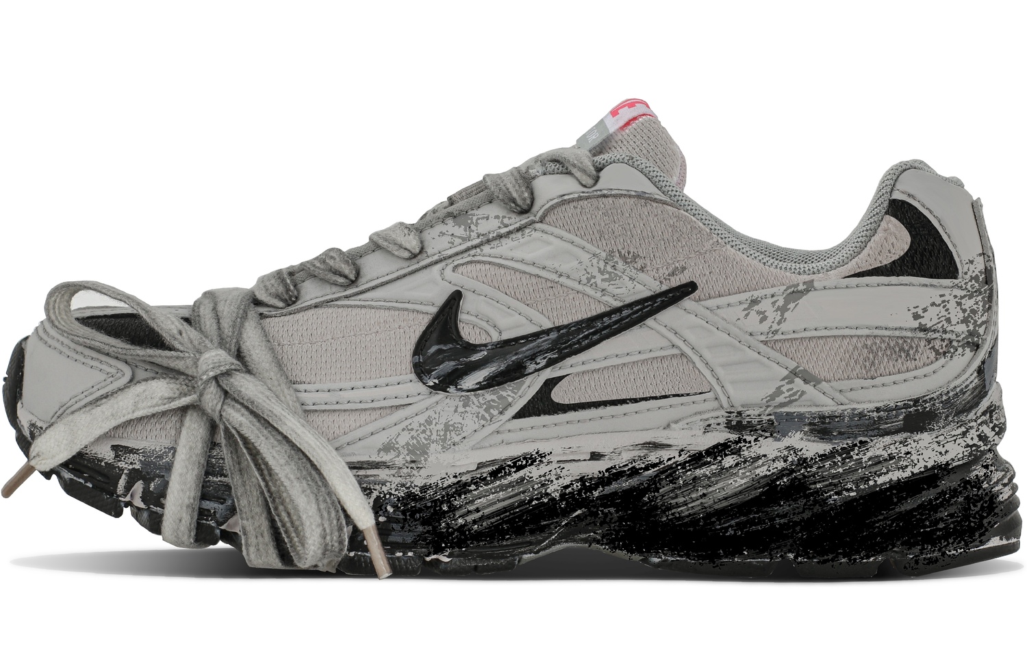 

Женские беговые кроссовки initiator slip resistant low top premium gray Nike, серый черный