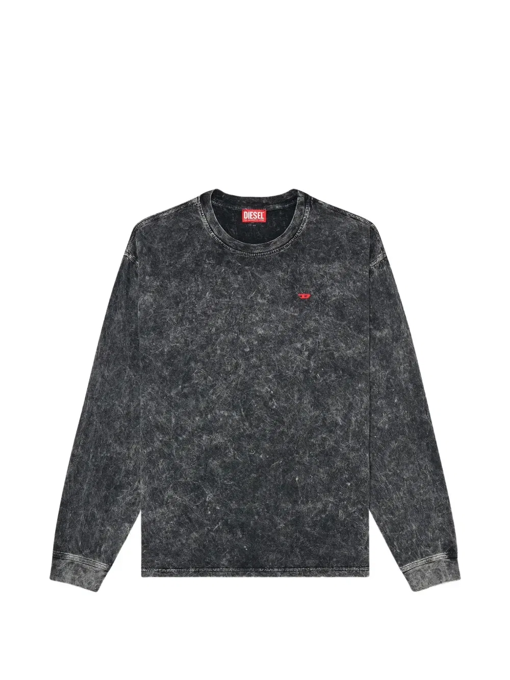 Футболка с длинными рукавами DIESEL, серый