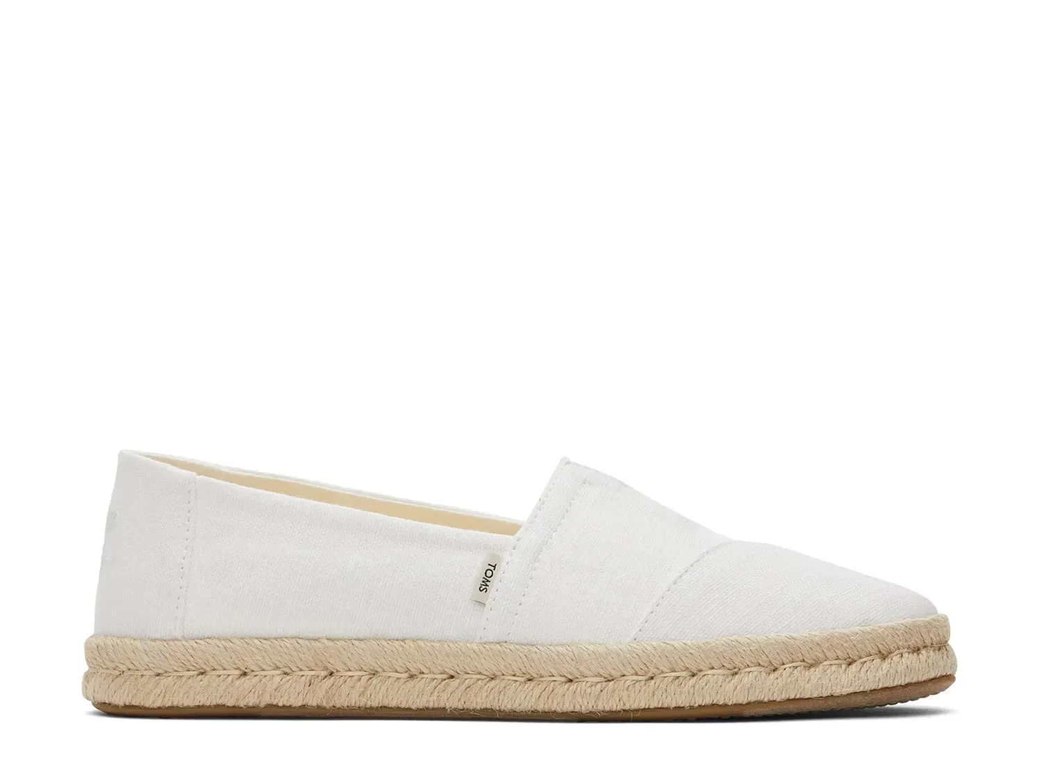 Эспадрильи Alpargata Rope Slip-On - женские Toms, White — фото 4