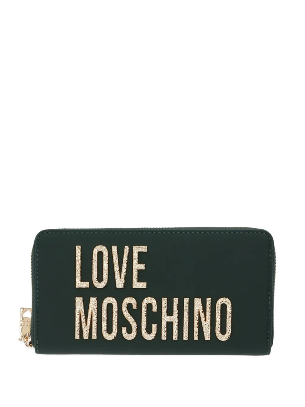

Кошелек с логотипом Love Moschino, зеленый