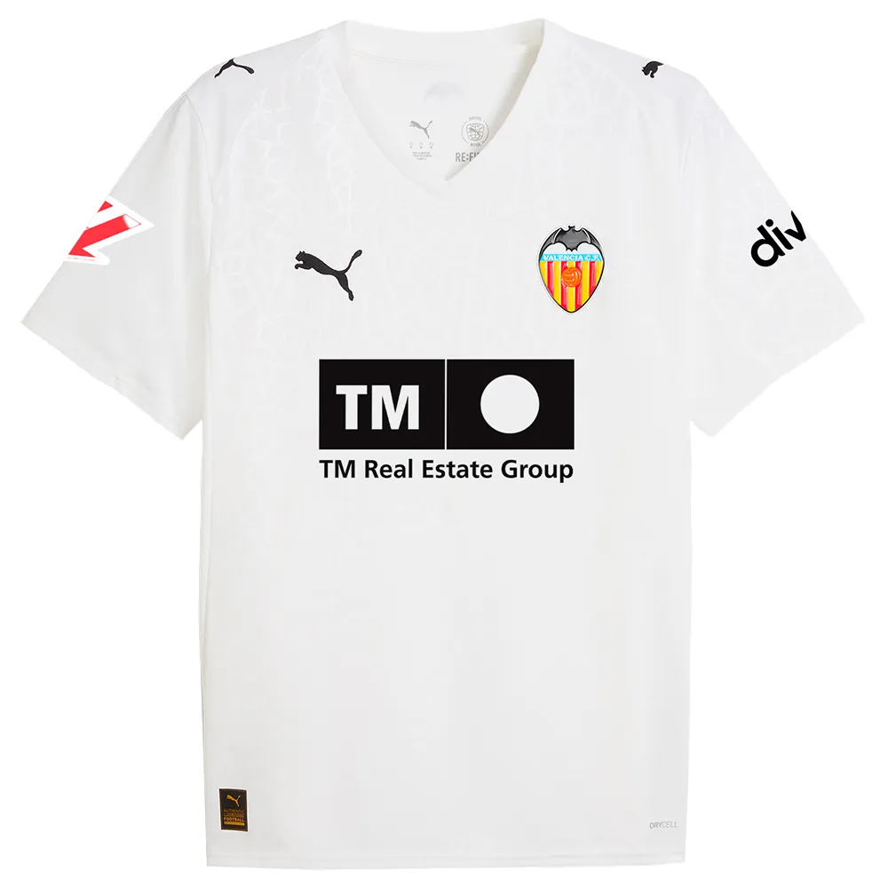 

Футболка с коротким рукавом Puma Valencia CF 25/26 Replica home, белый