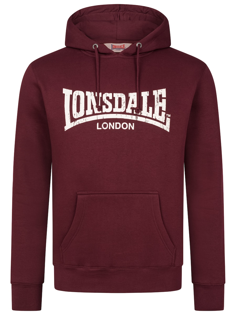 

Толстовка LONSDALE Wolterton, темно-красный
