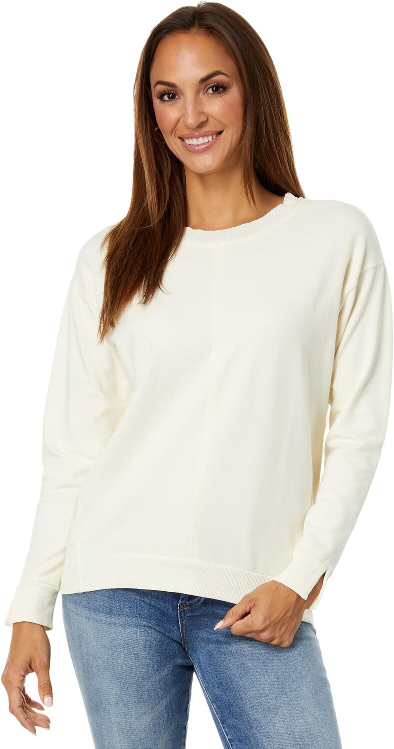 

Толстовка Lightweight French Terry Long Sleeve Crew Neck Sweatshirt Mod-o-doc, цвет Comfy Cream