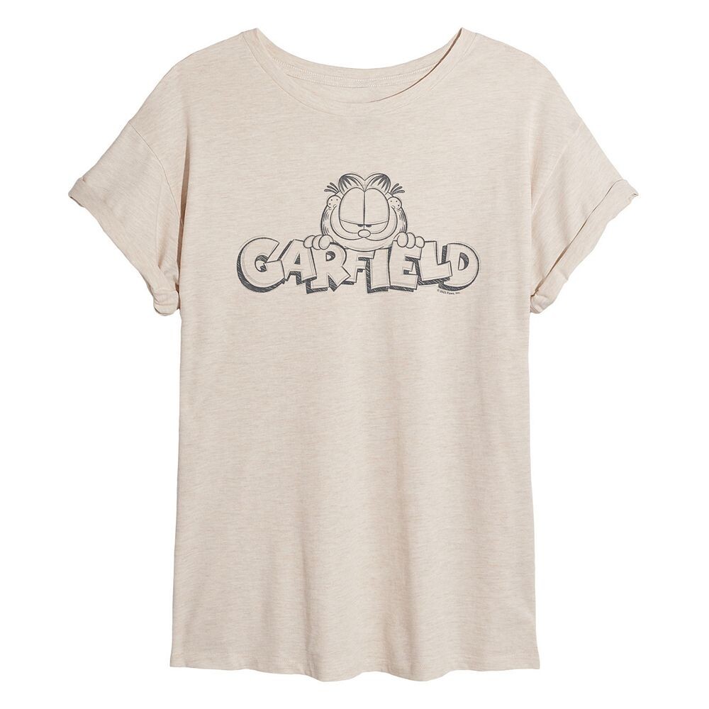 

Струящаяся футболка Garfield для юниоров Licensed Character, бежевый