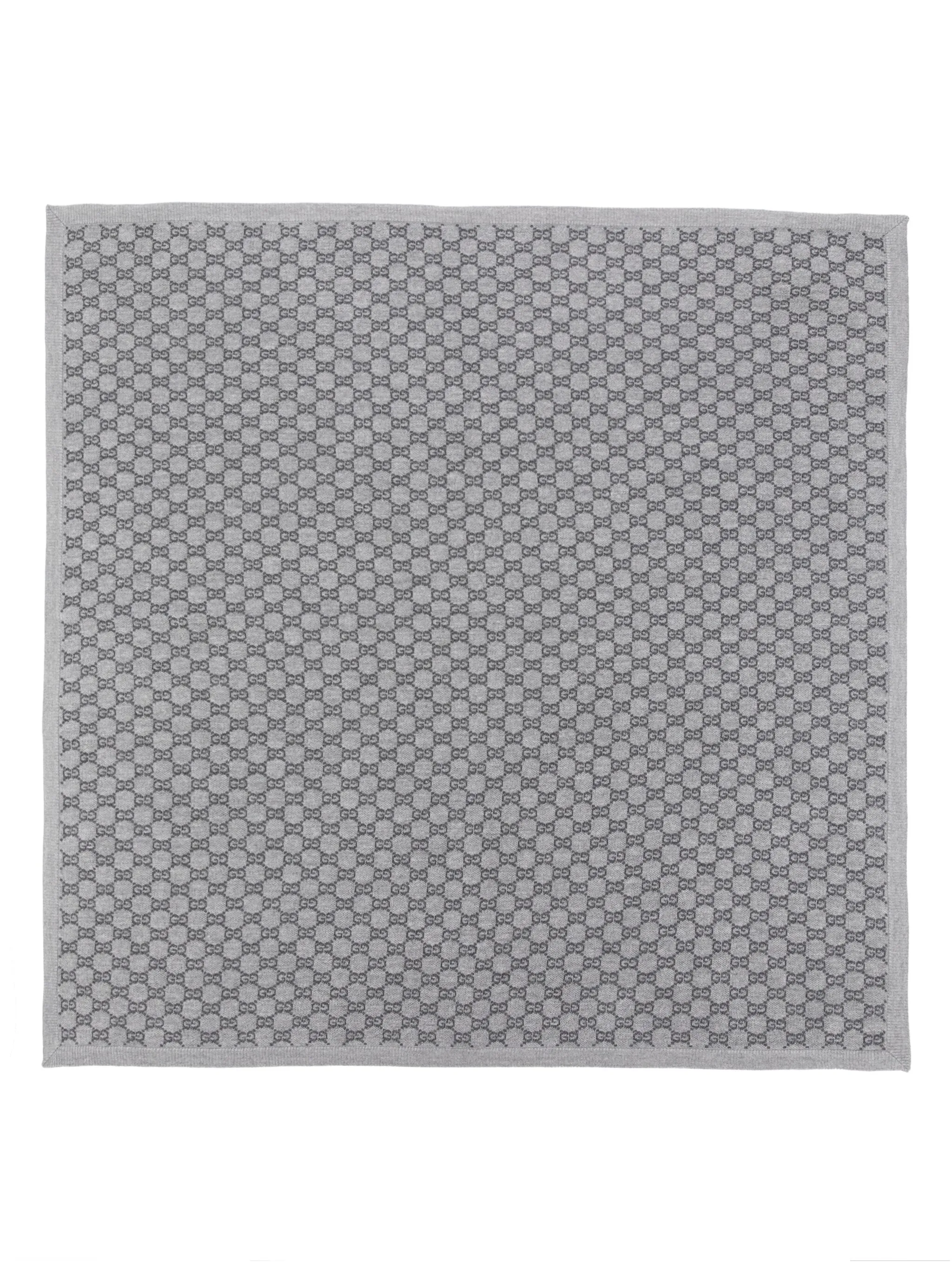 

Шарф с узором GG Gucci Kids, серый