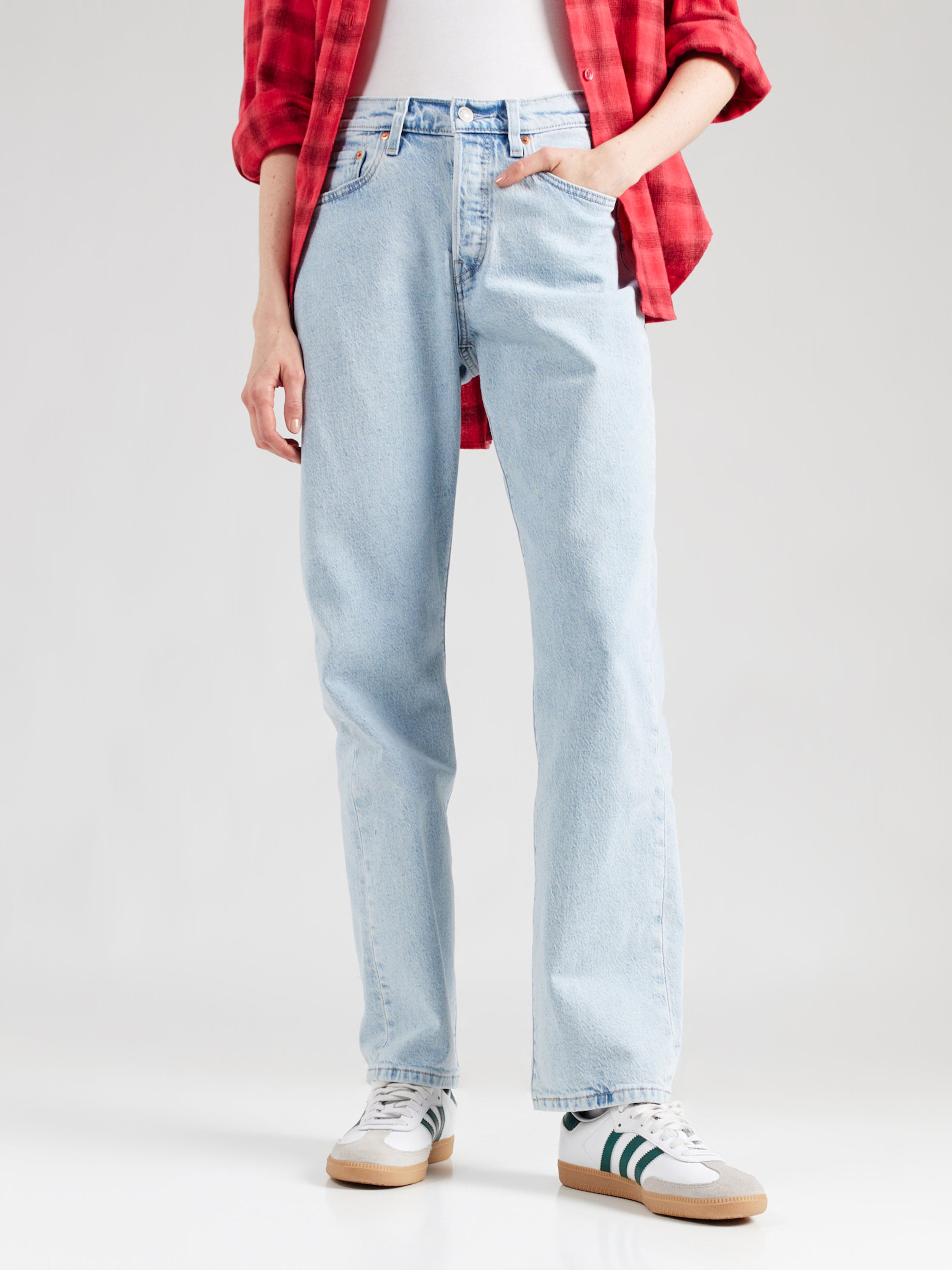LEVI'S  Джинсы Regular '501 Curve Lightweight Jeans' в синем дениме — фото 3