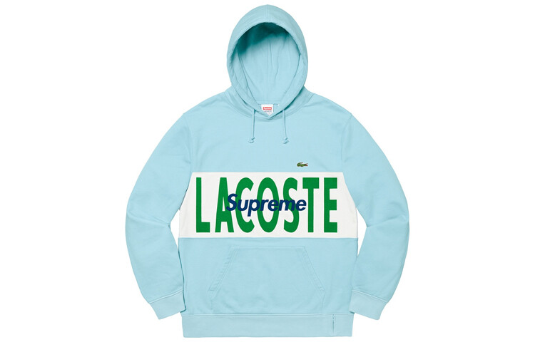 

Свитшот унисекс Lacoste X Supreme, голубой