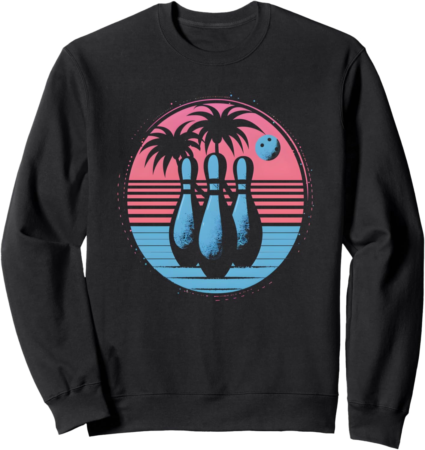 

Толстовка в стиле 90-х для боулинга Bowling Enthusiast Graphic Shirts And Gifts, черный