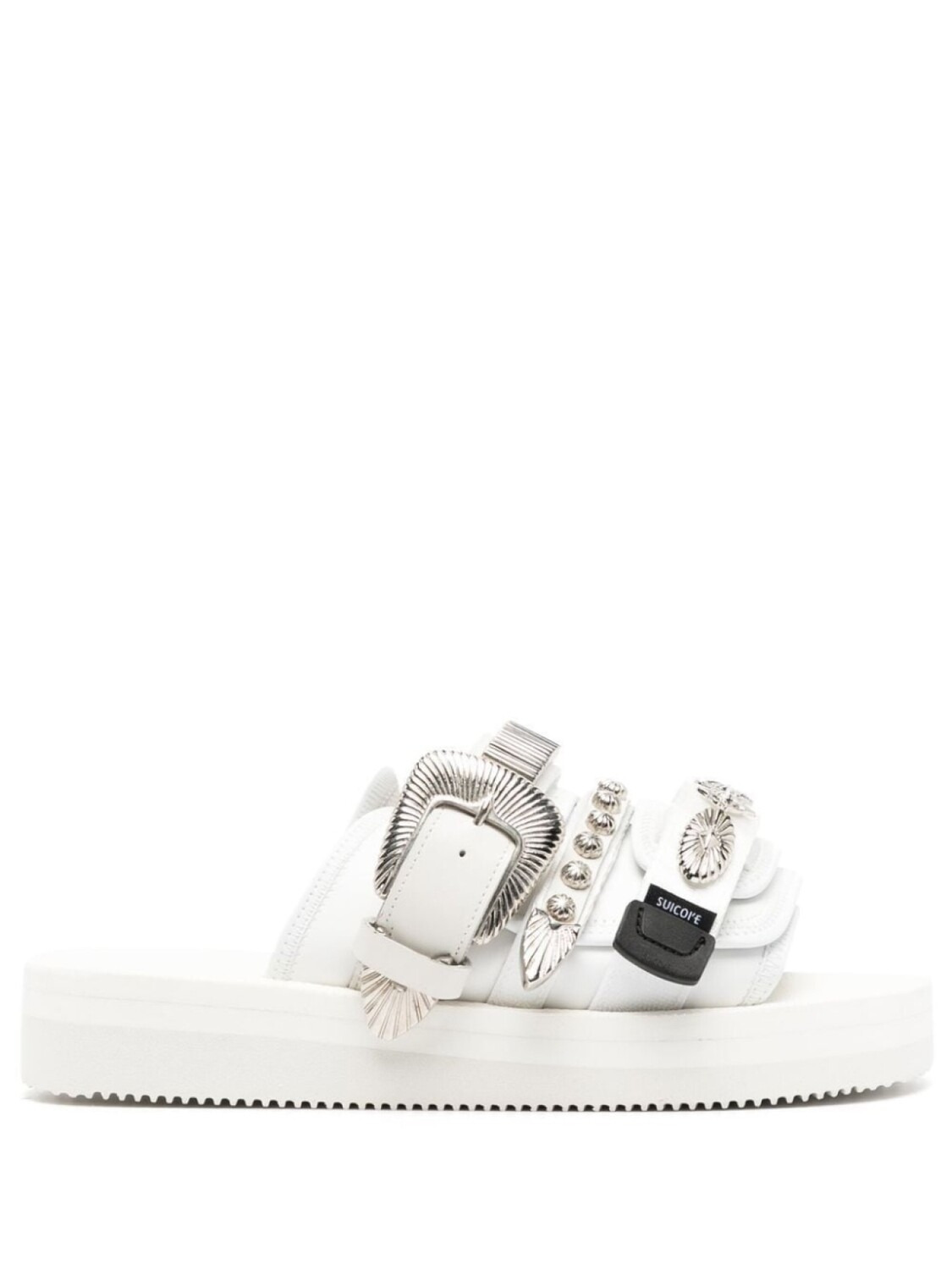 

Suicoke декорированные сандалии Moto by Toga, белый