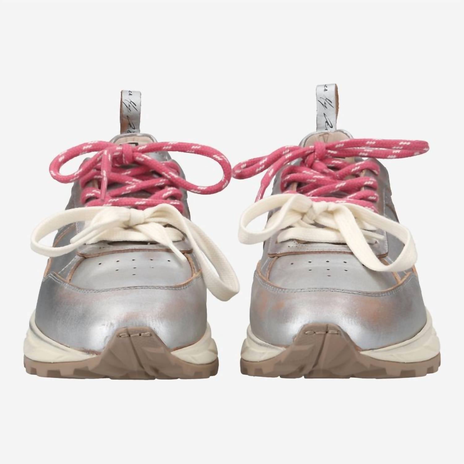 Женские кроссовки Cusna в серебристом цвете Moma Shoes — фото 2