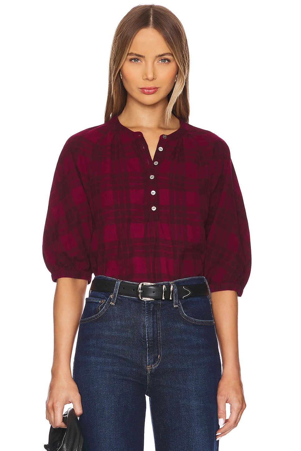 

Май фланелевый топ Nation Ltd, цвет party plaid