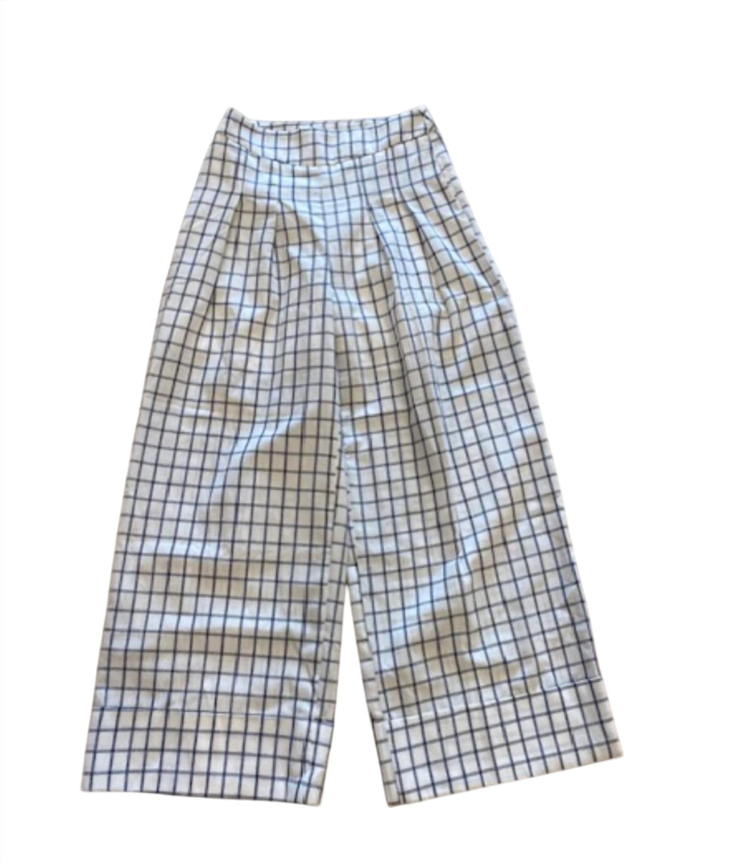 

Heyson Женские брюки с вставкой в ​​клетку, темно-синие/светло-белые