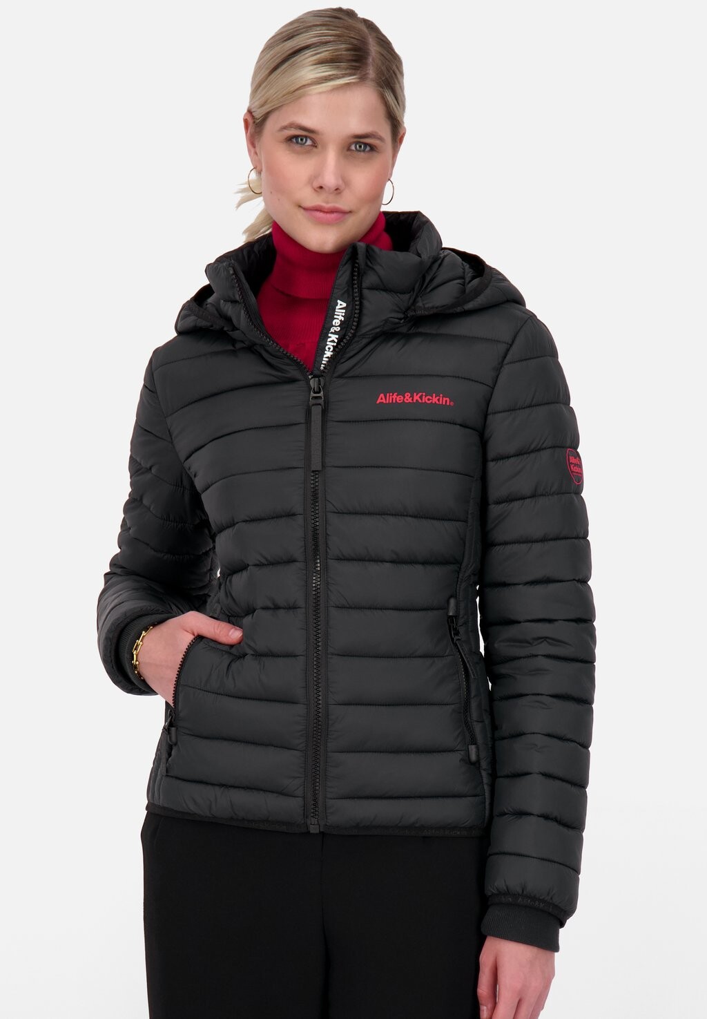 

Куртка зимняя NADJAAK A PUFFER ÜBERGANGS alife & kickin, цвет moonless
