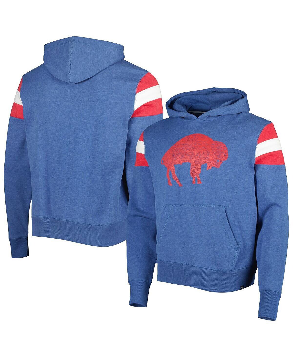 

Мужской пуловер с капюшоном Royal Buffalo Bills Legacy Premier Nico '47 Brand