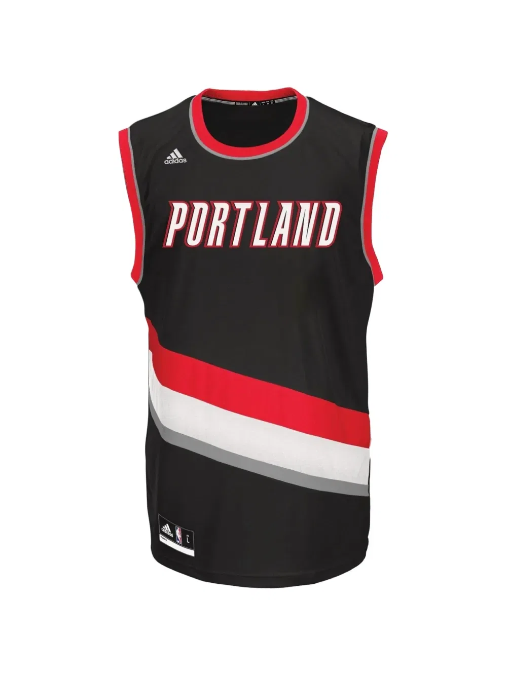 Майка Portland Trailblazers Swingman Adidas, черный